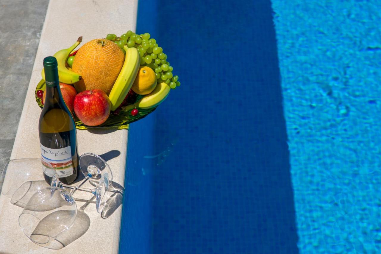 Pakio Luxury Villa : Private Cretan Holidays Milatos Exterior photo