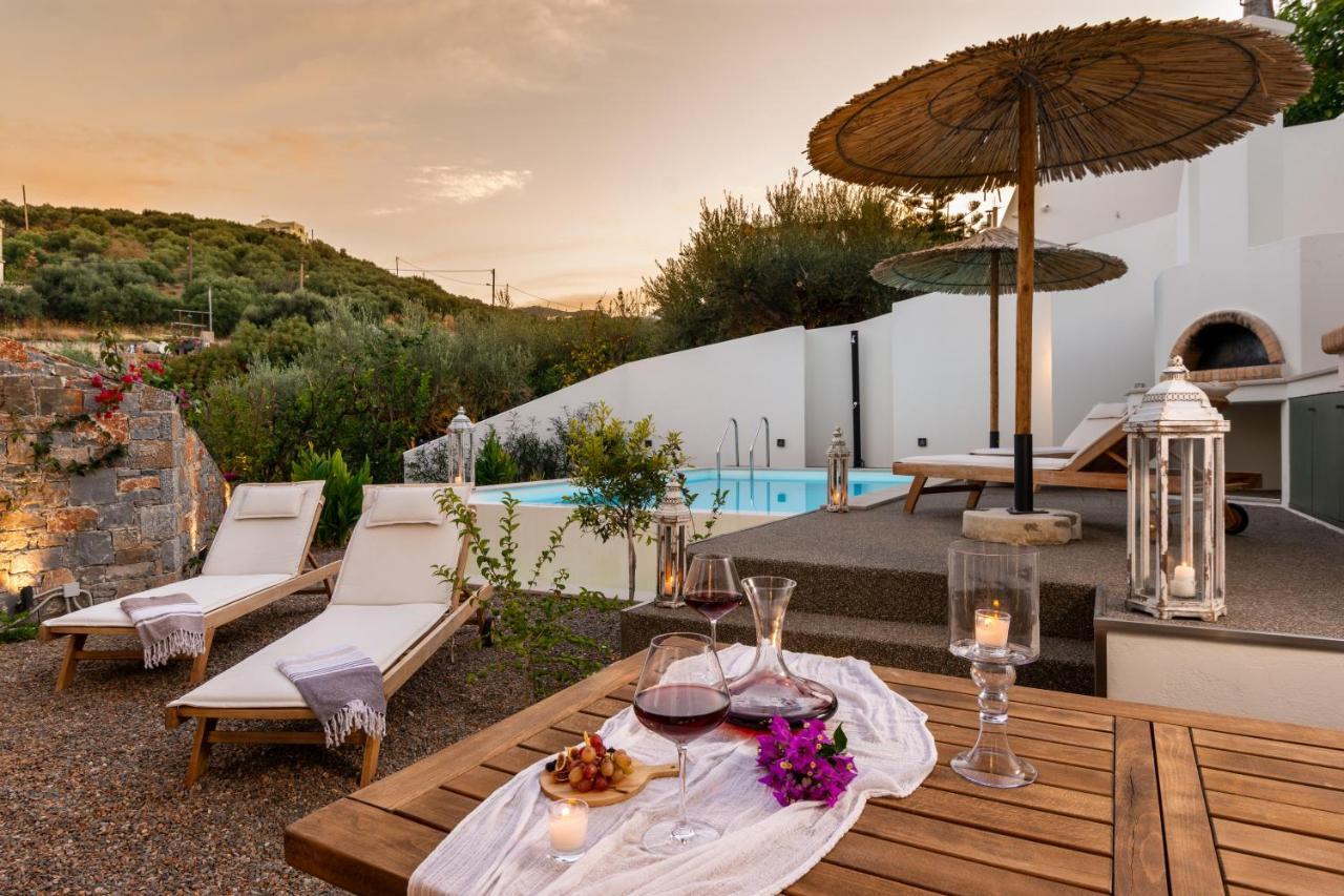 Pakio Luxury Villa : Private Cretan Holidays Milatos Exterior photo